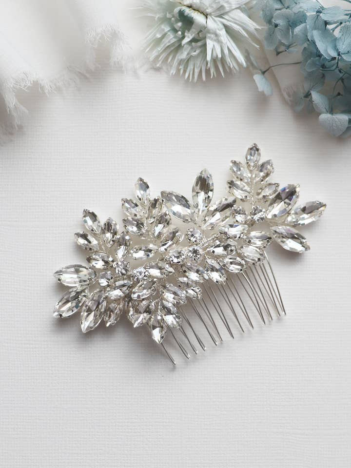 Pettine d'argento Cameron per la vendita all'ingrosso da parte di allureweddingjewelry