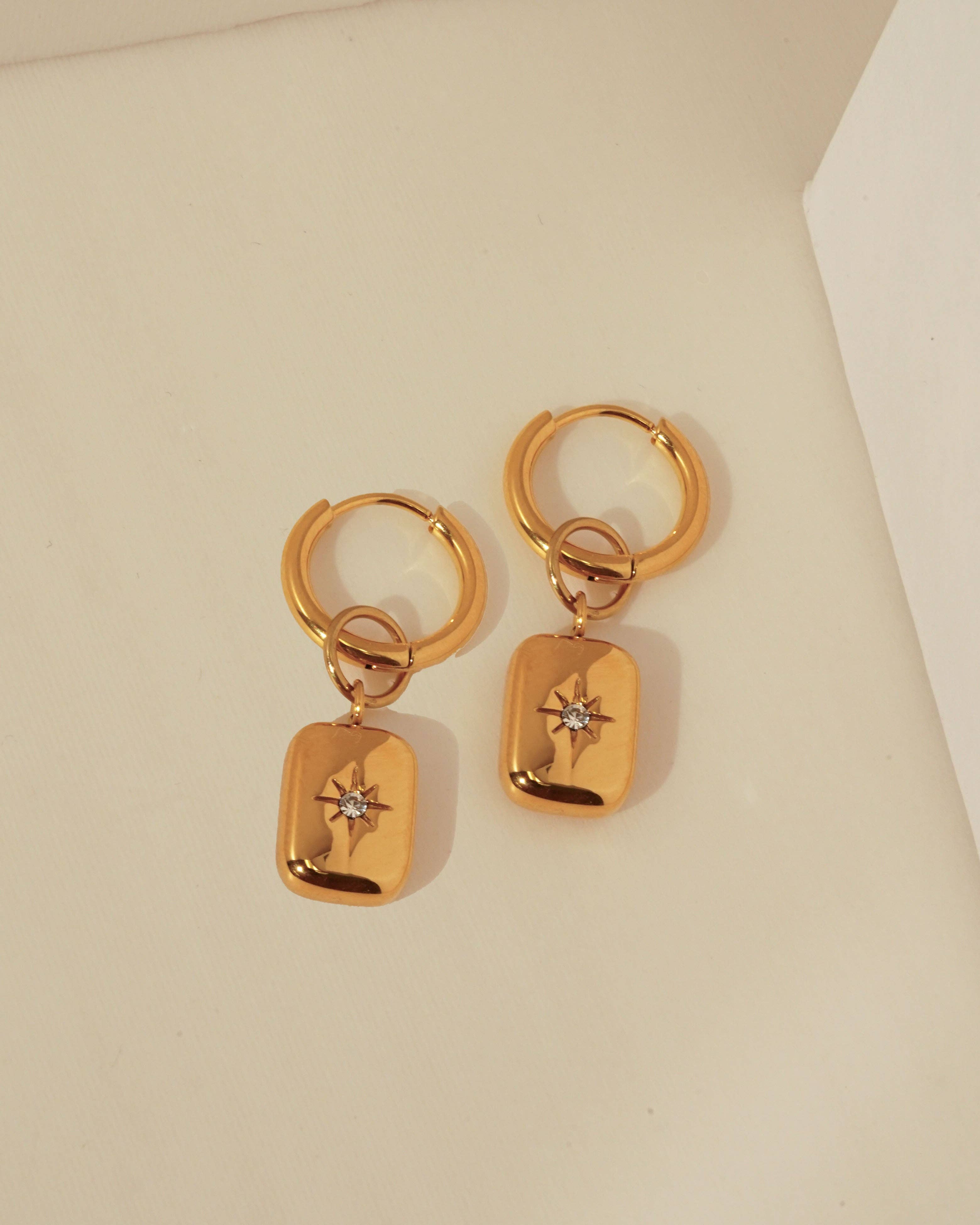 KOZAKH - Vendita all'ingrosso Orecchini a cerchietto - Illion Square Hoops0