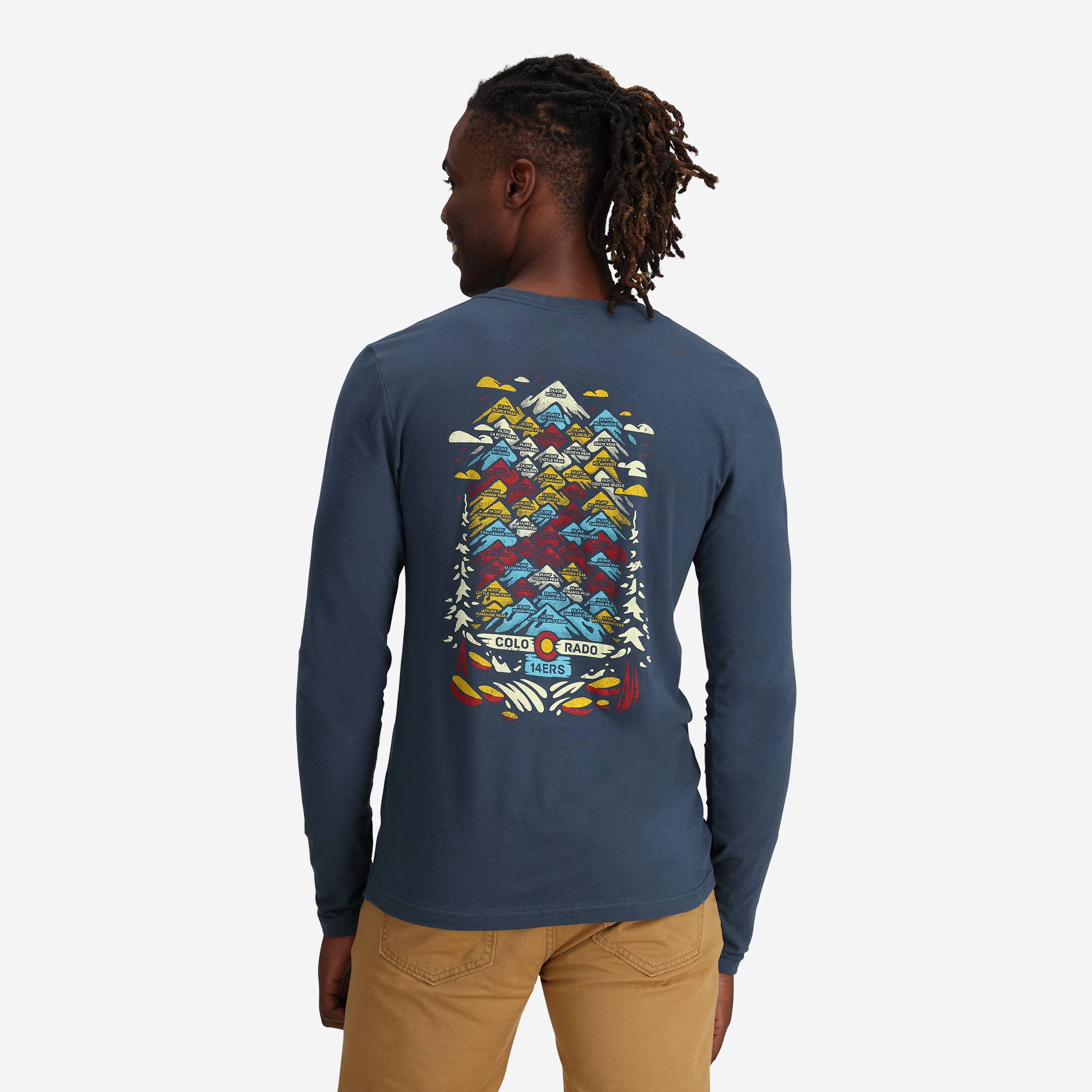 YoColorado - Wholesale Screen Printed T-Shirt - Unisex - Long Sleeve - Unisex 14er1