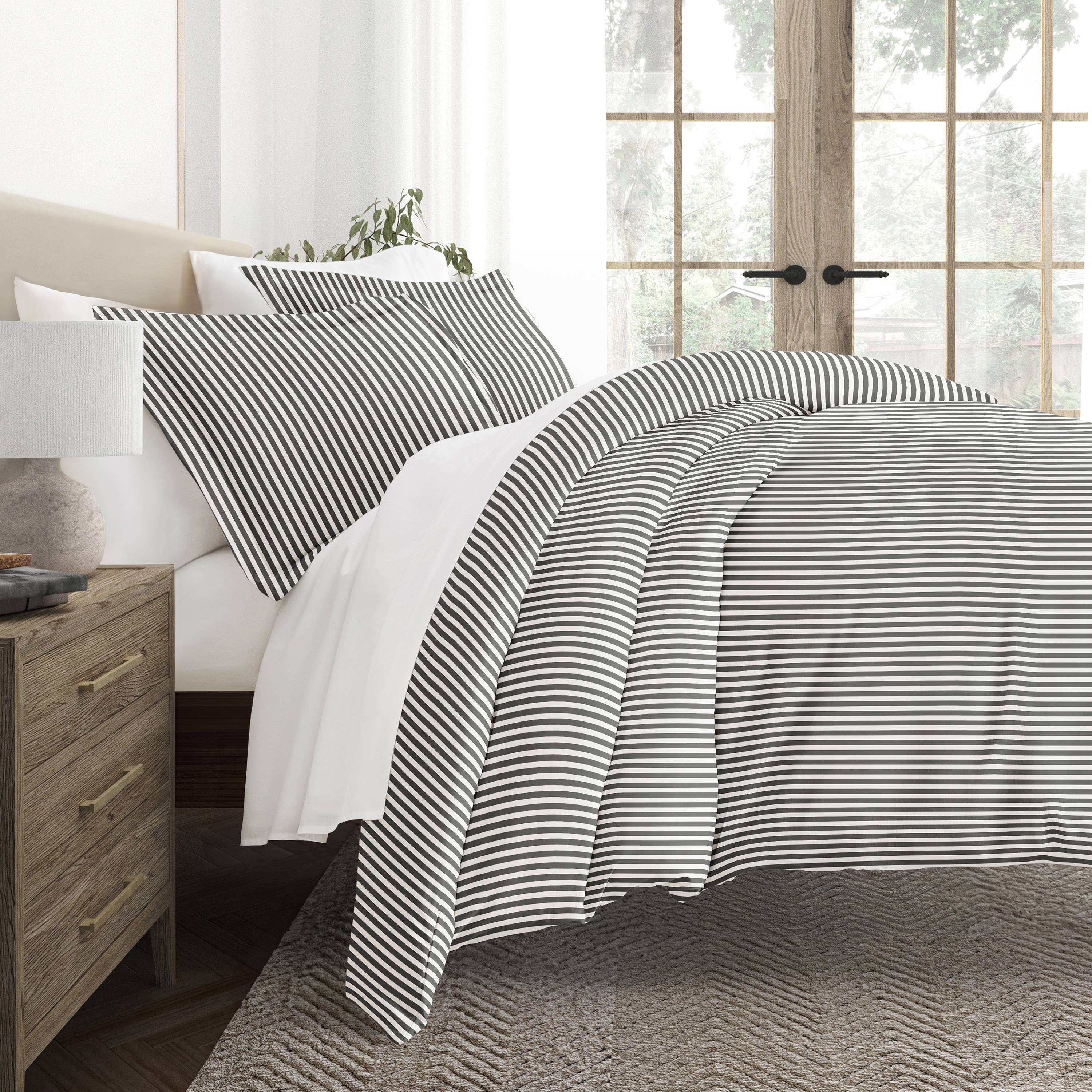 ienjoy Home - Wholesale Bedding Set - iEnjoy Home Soft Ribbon Pattern Duvet Cover Set6