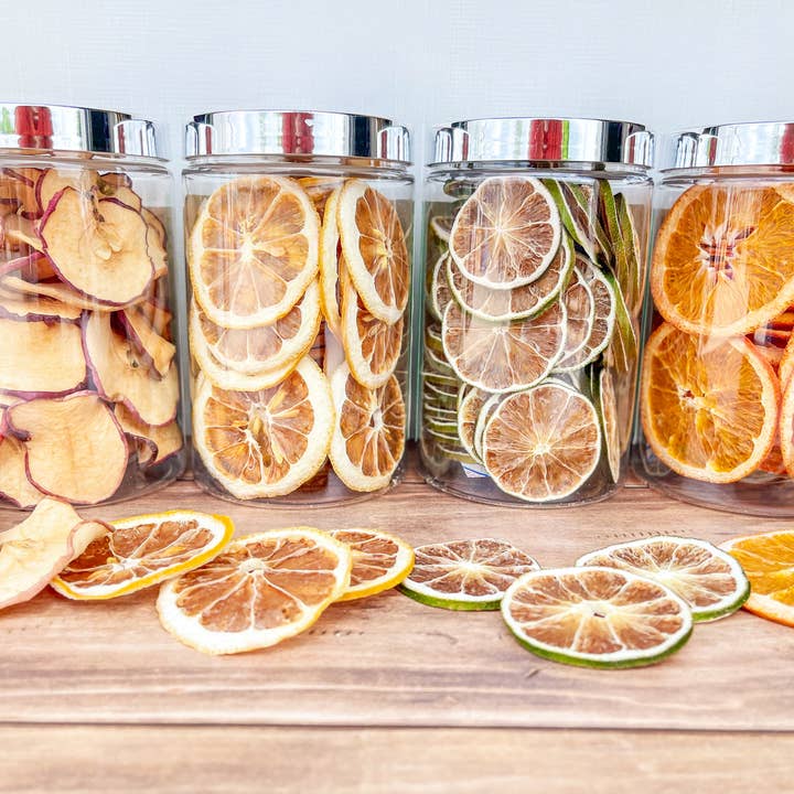 InBooze - Wholesale Dried/Dehydrated Fruit - Dehydrated Lime Cocktail Garnish - Bar Cart Jar3