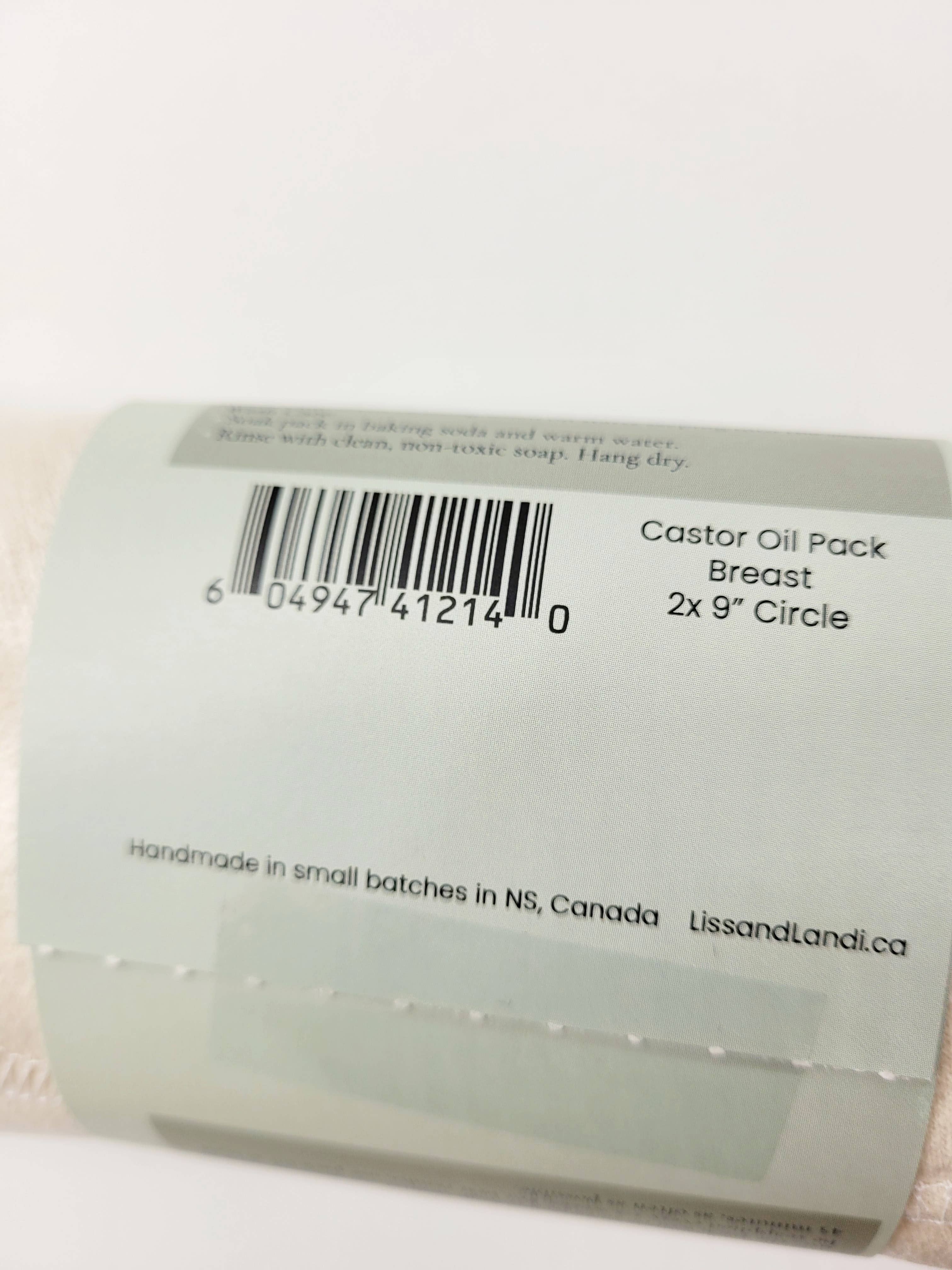 LISS & LANDI - Vente Disque de coton - Pack pour huile de ricin biologique - Poitrine5