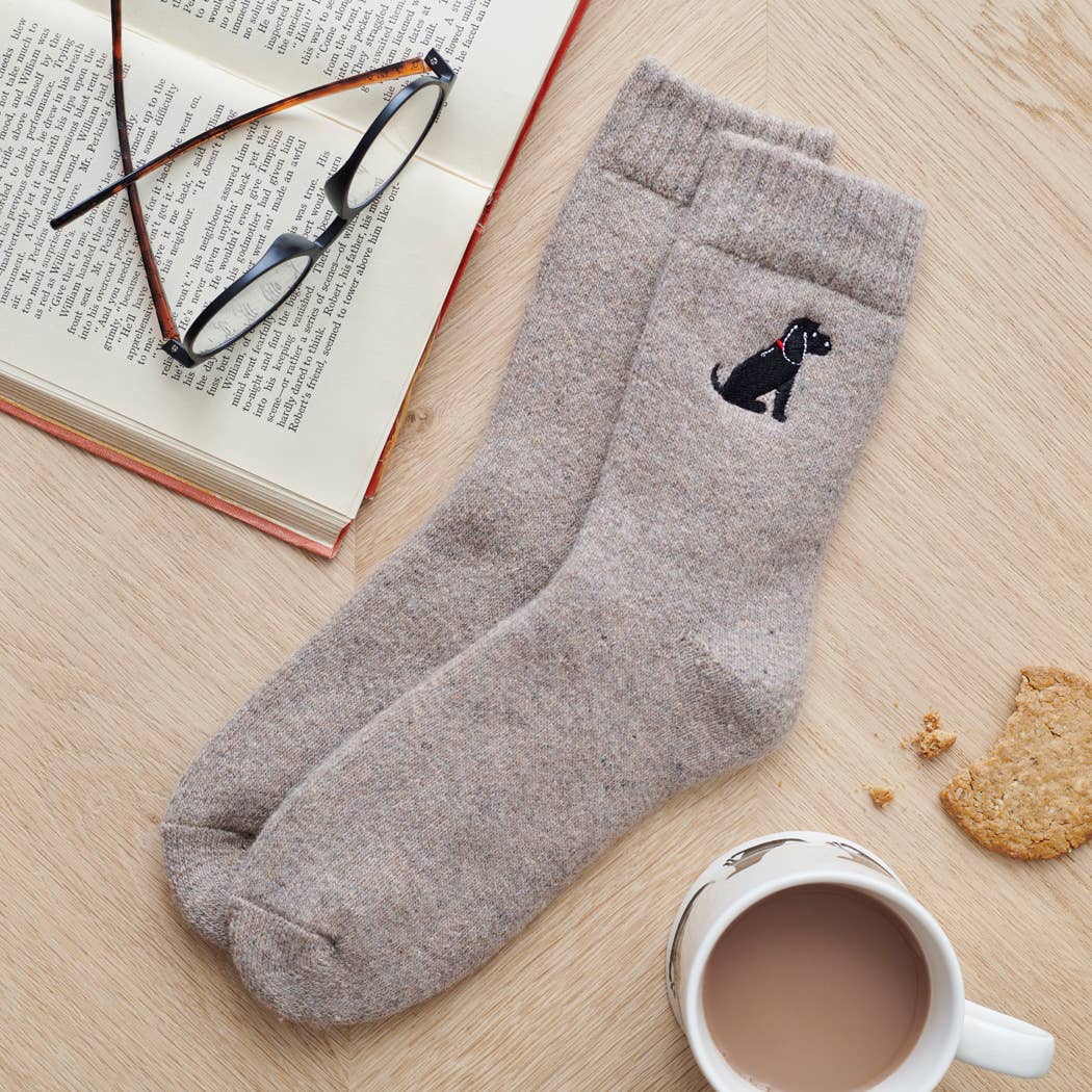 Sweet William Designs – wholesale Socks – Unisex – Dog Walking Socks - Cocker Spaniel (Black)2