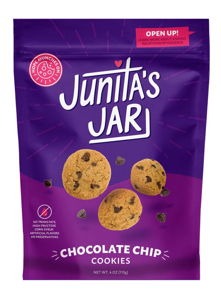 4oz Mini Cookie Snack Pack, Chocolate Chip for wholesale by Junita’s Jar