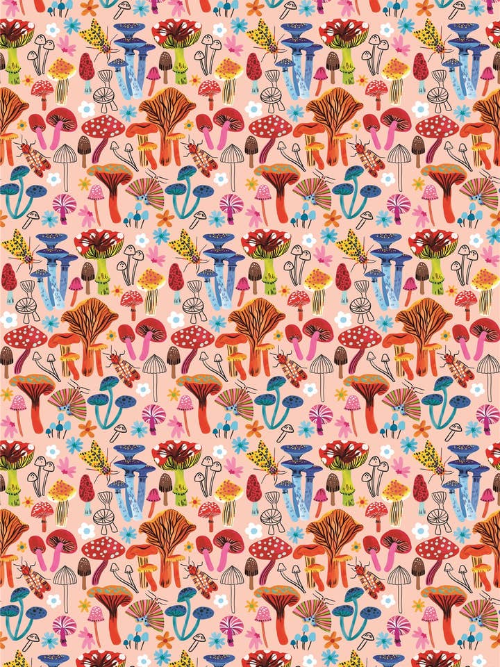 W57 Svampar Presentpapper för wholesale av Earlybird Designs