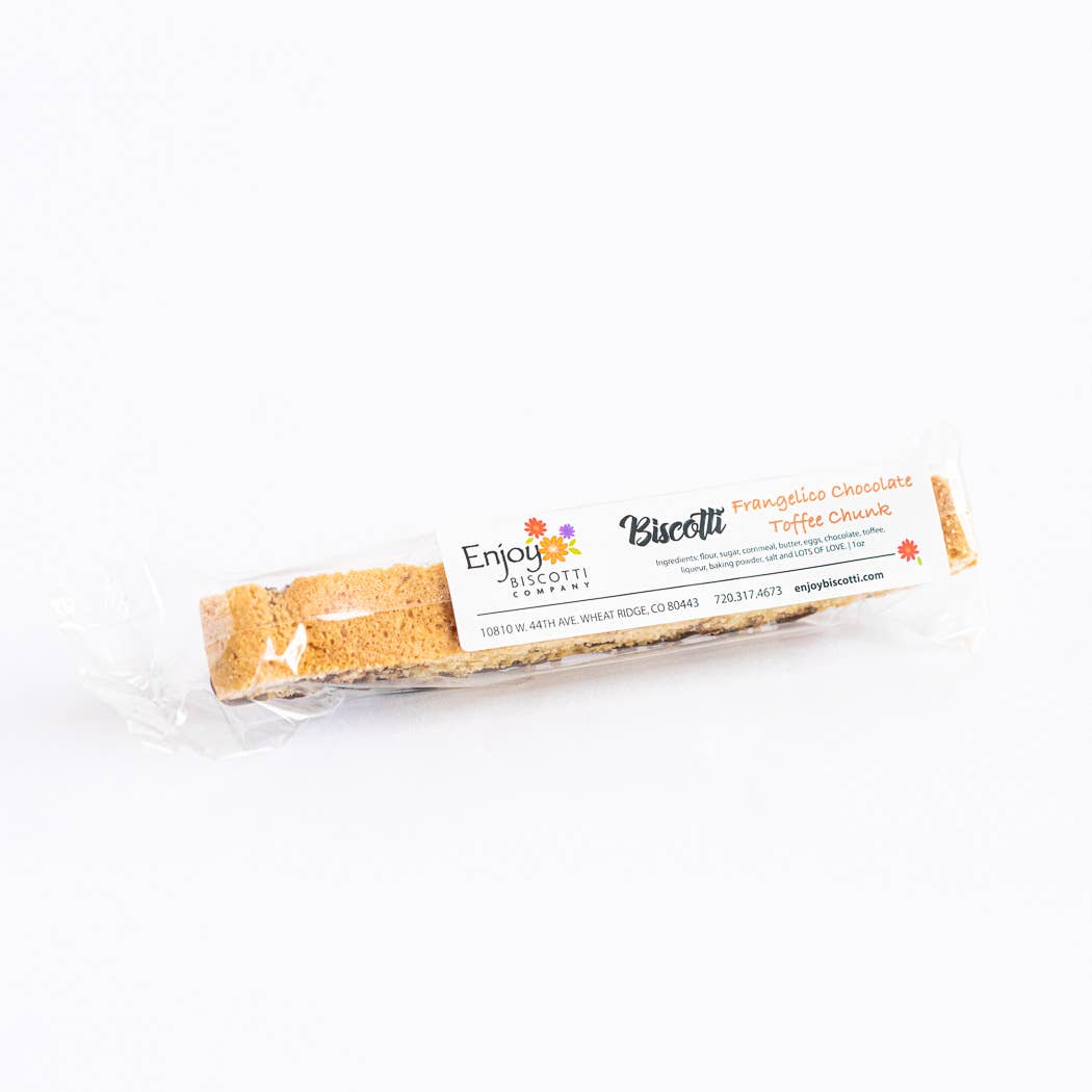 Enjoy Biscotti Company - Venta al por mayor Galletas - Biscotti en trozos de caramelo de chocolate Frangelico3