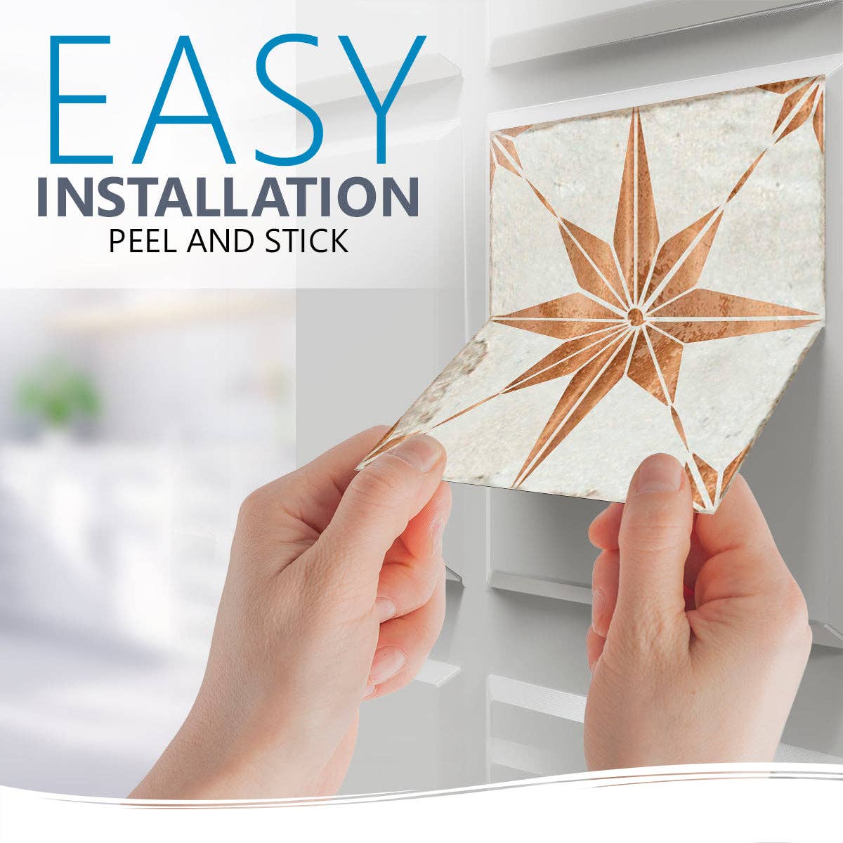 Goud Verander je ruimte met stijlvolle en eenvoudig te installeren vloertegels - Model R12 voor groothandel op Faire8