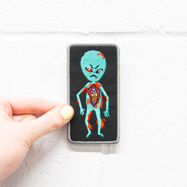 No Fun® - Wholesale Patch - "Alien Autopsy" Patch