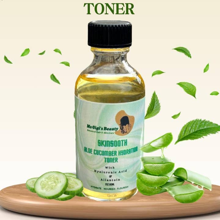 Aloe Cucumber Hydration Toner, Hyaluronic Acid Face Tonic for wholesale by Ms Gigi’s Beauty LLC