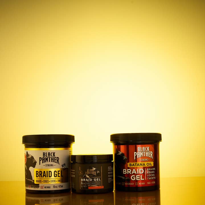 blackpantherstrong - Vendita all'ingrosso Gel/Mousse per acconciature - Gel per Treccine all’Olio di Batana 2-in-1 - Condizionante durante l’Intreccio5