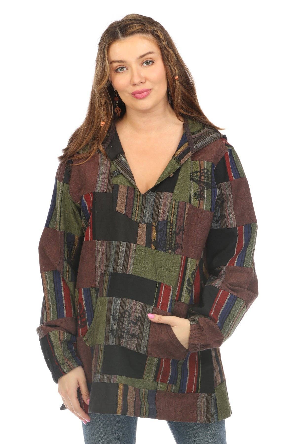 Lakhays Collection Inc. - Wholesale Hoodie - Unisex - Patchwork Unisex Baja8