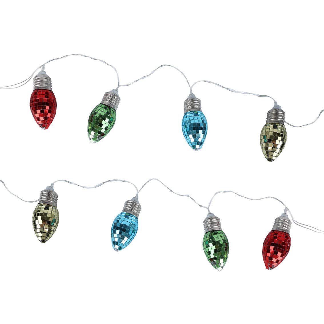 Talking Tables EU - Wholesale String Lights - Retro Pop Bulb Disco LED Lights - 1.65m3