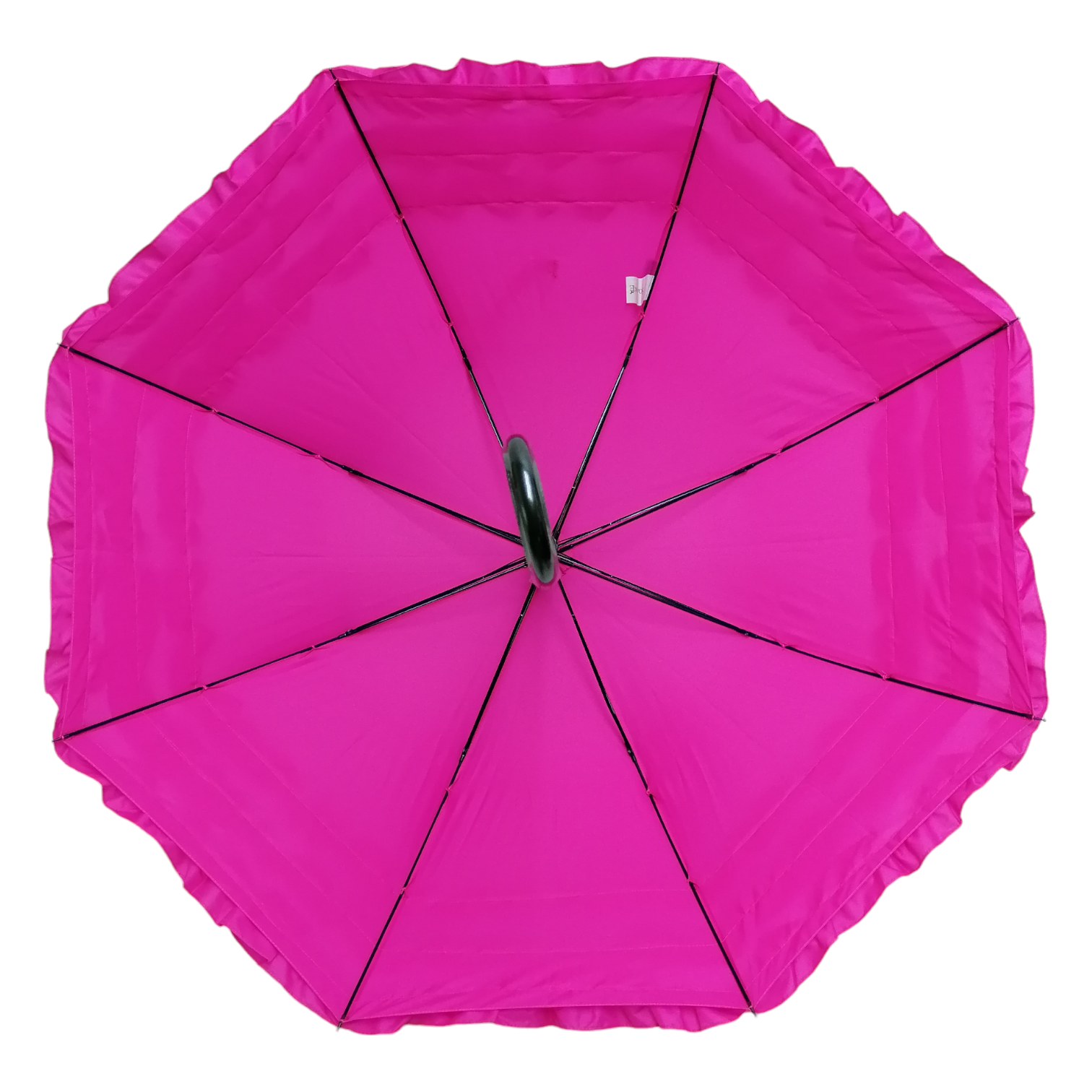 Soake - Wholesale Umbrella - Women's - Boutique Triple Frill Stick Auto Umbrella Rose red5