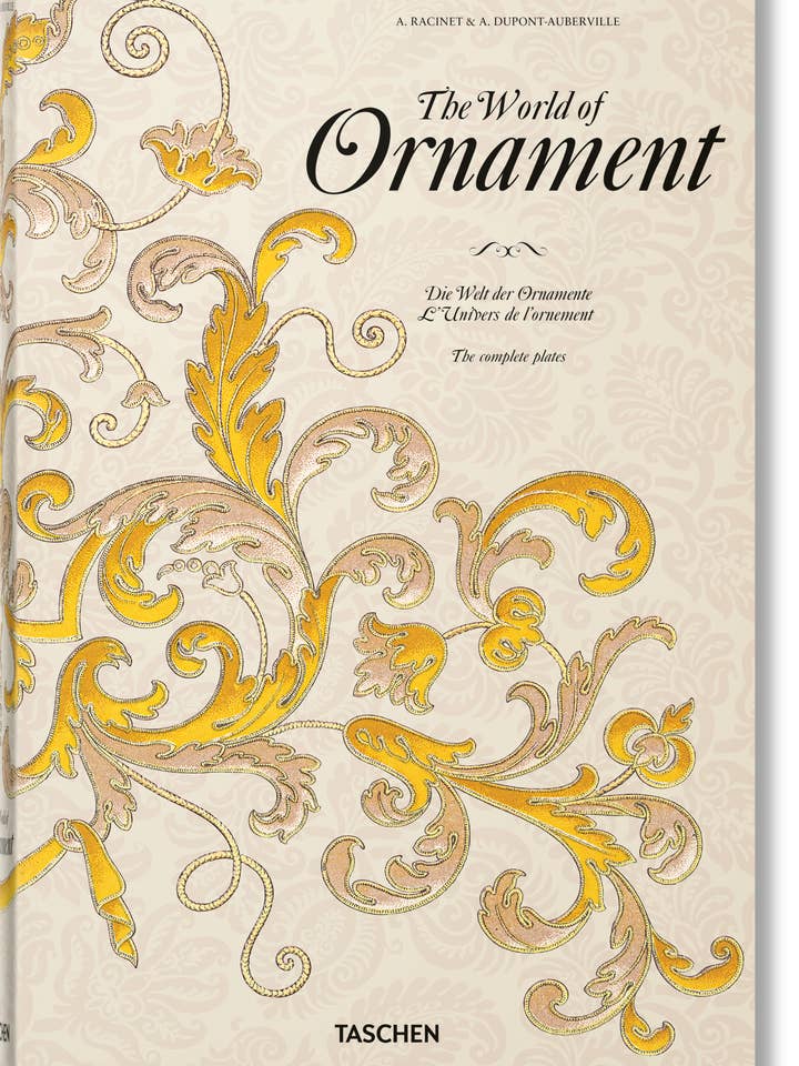 Il mondo dell'ornamento (tedesco, francese, inglese) per la vendita all'ingrosso da parte di TASCHEN Europe