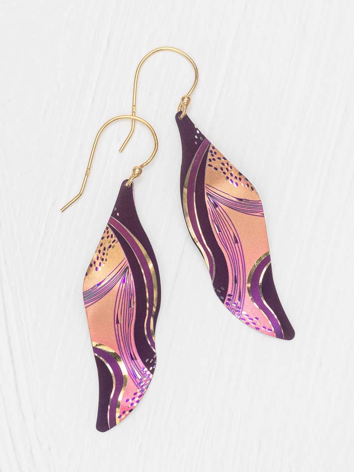 Turning Leaf Earrings for wholesale by Holly Yashi