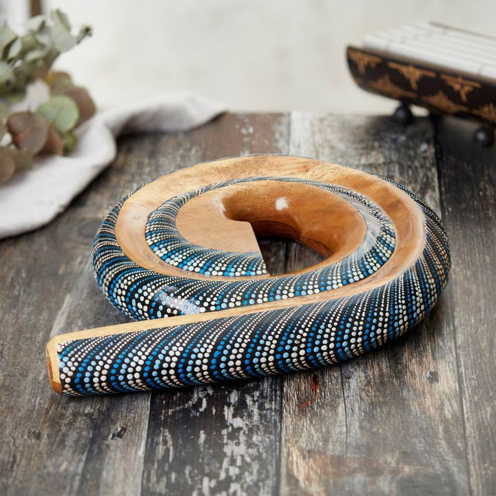 Spiral Didgeridoo Tuned C, D for wholesale by Carved Culture