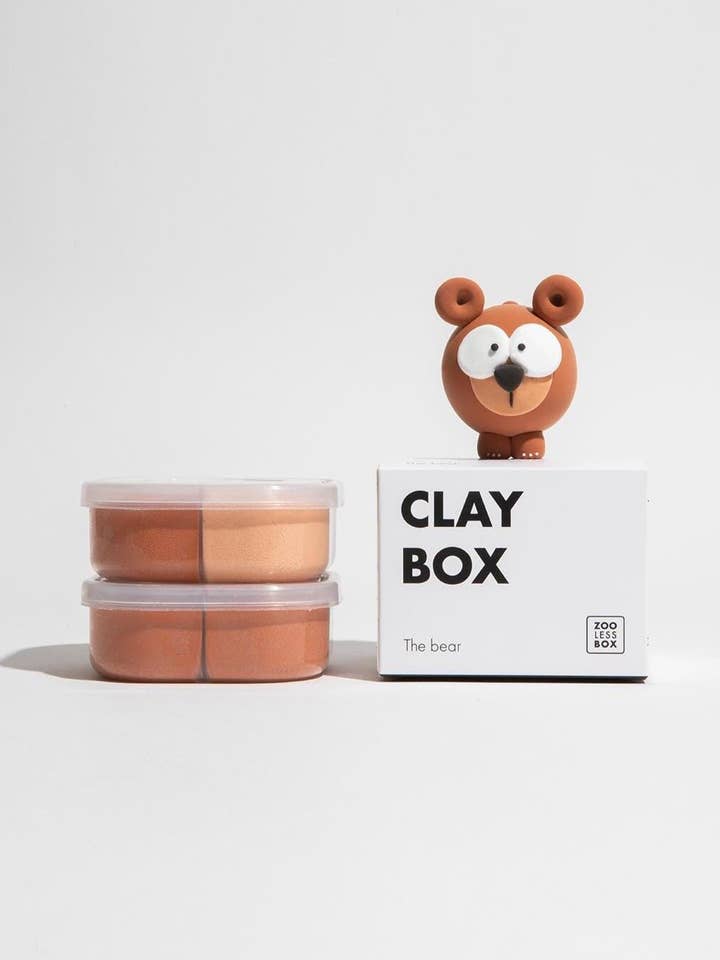 Bear | DIY Air Dry Clay Kit for wholesale by Zoolessbox®