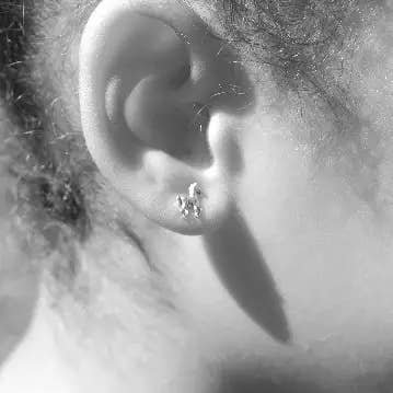 Semaki & Bird – wholesale Solitärörhängen – Häst & hästsko örhängen silver naturhistoria4