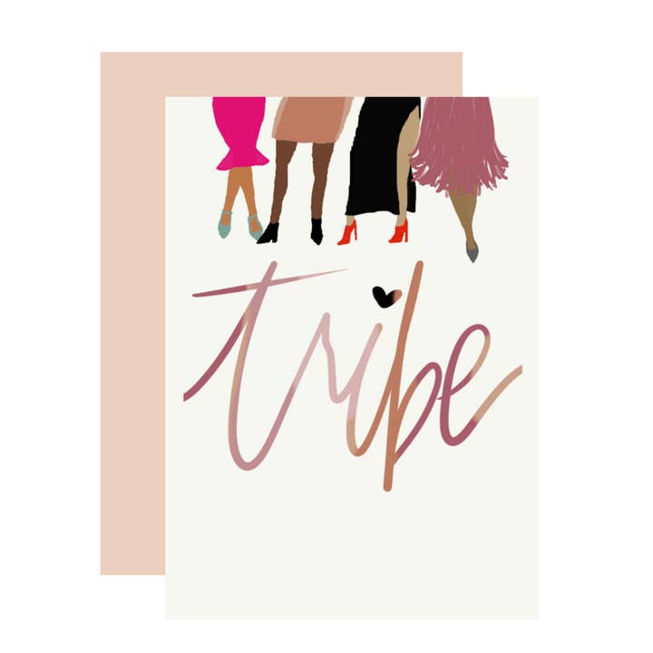 Tribe Greeting Card for wholesale by Aims Moon Paperie