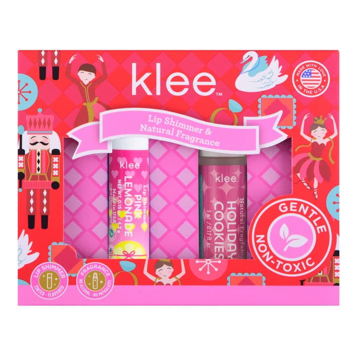 Klee Naturals - Wholesale Kids Makeup - Kids - NEW! Holiday Cookies - Natural Fragrance Lip Shimmer Set