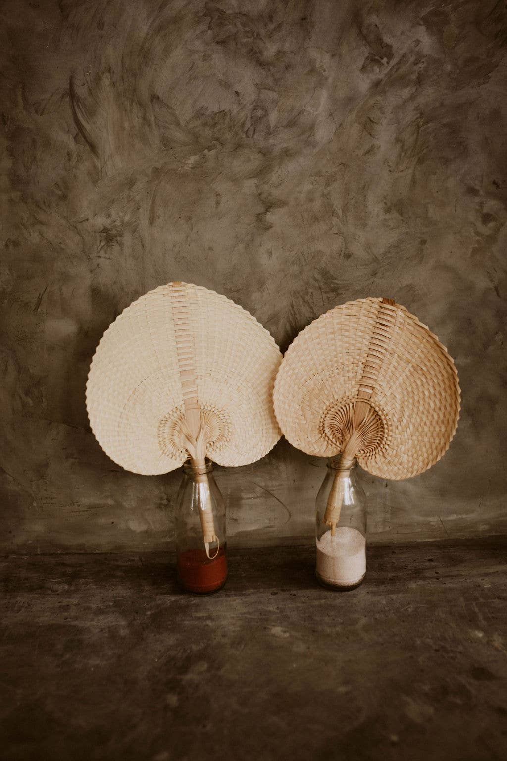 Village Thrive - Wholesale Wall Accent - Woven Paradisio Fan in Blonde1