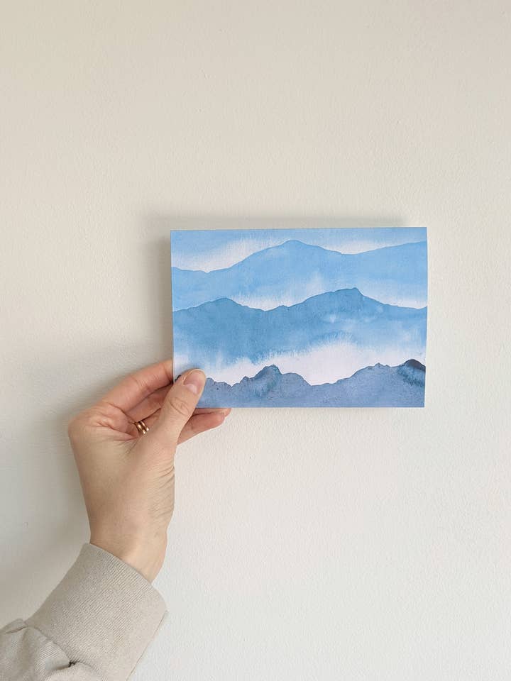 Mountain Greeting Card for wholesale by Tiff's Art Collection