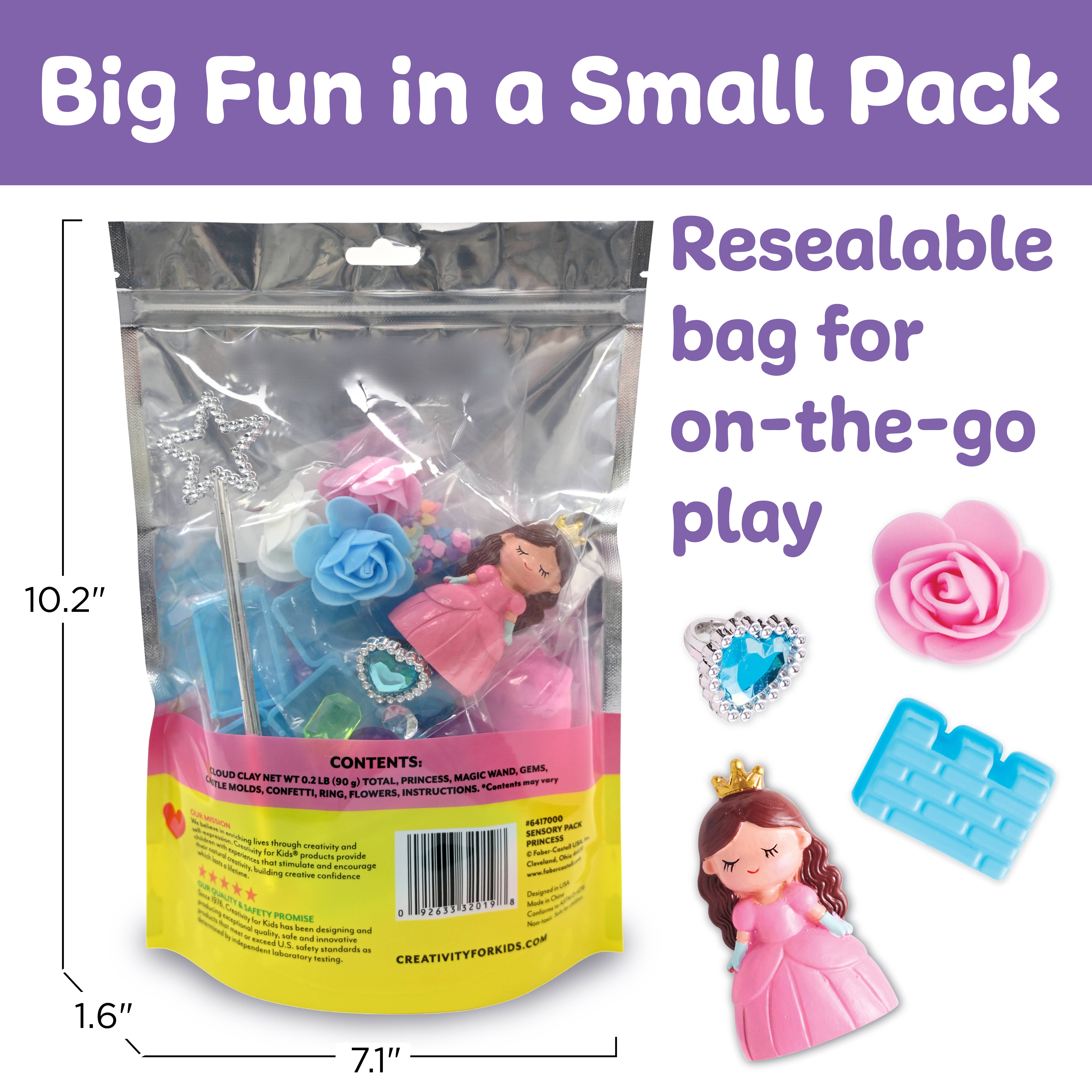 Faber-Castell / Creativity for Kids - Wholesale Toy Set - Kids - Sensory Pack Princess On the Go Play Set for Kids7