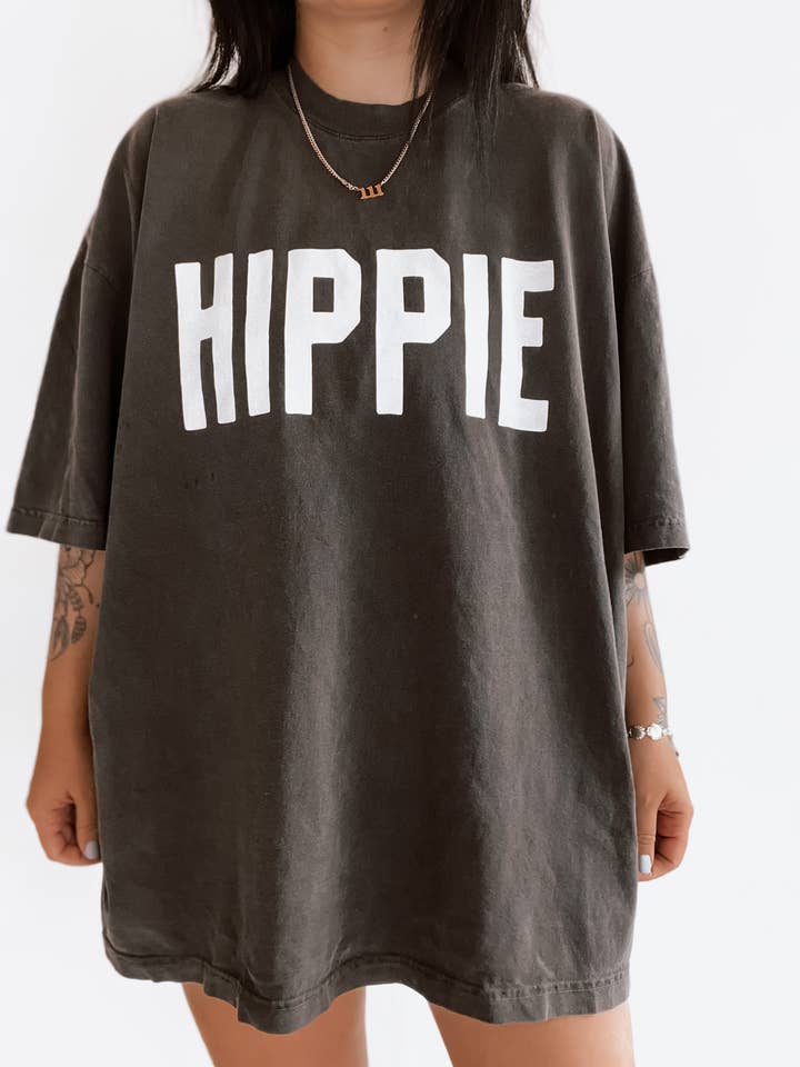 Hippie Boho Western Graphic Tee - Smoke för wholesale av WE THE BABES