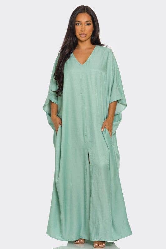 J2 FASHION - Wholesale Kaftan - Women's - Flowy Maxi Kaftan Dress4