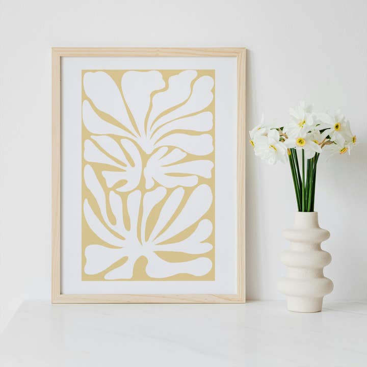 Floral Retro Abstract Wall Art Print Home Decor, 5 of 9 for wholesale by Designs by Jusy