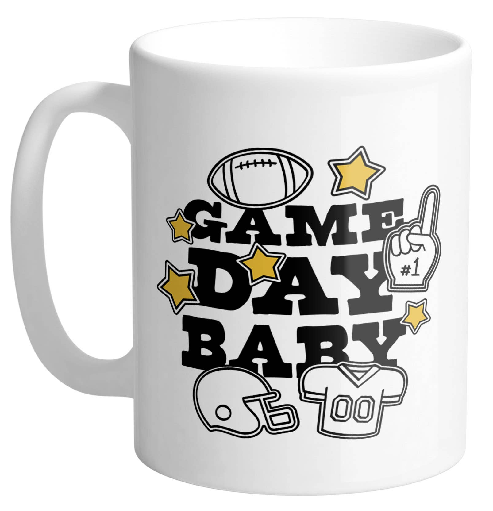 Lucky Luna Apparel - Wholesale Coffee Mug - Game Day Baby Ceramic Mug0