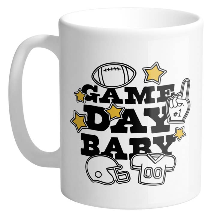 Lucky Luna Apparel - Wholesale Coffee Mug - Game Day Baby Ceramic Mug