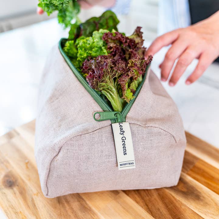 Ambrosia Bag - Wholesale Food Storage Wrap/Bag - Ambrosia Linen Refrigerator Bag for Leafy Greens