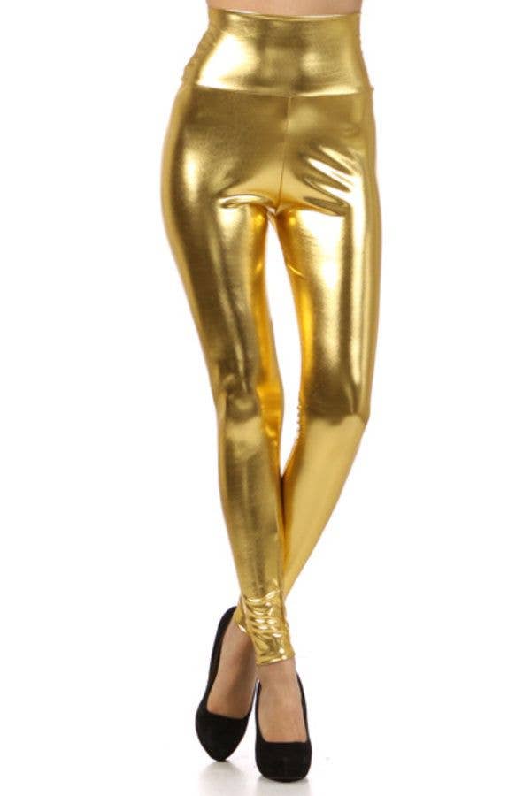 Black Pearl Clothing – wholesale Modeleggings – Dam – Legging i konstläder med hög midja6