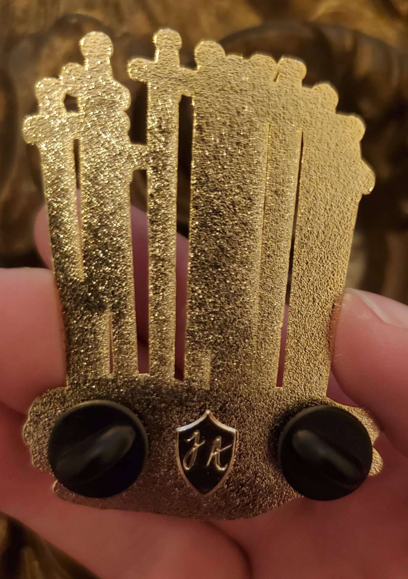 Joan of Art – Alfinete/botão de lapela por atacado – Dez de Espadas - Pin Esmalte1