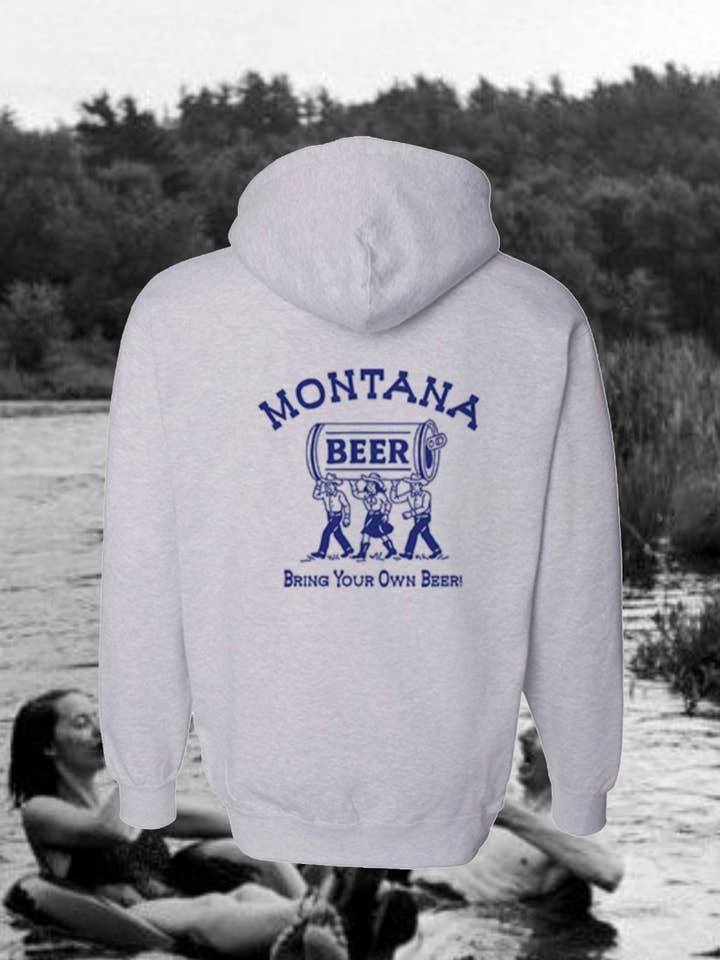 Montana Beer Hoodie for wholesale by Intrigue Ink