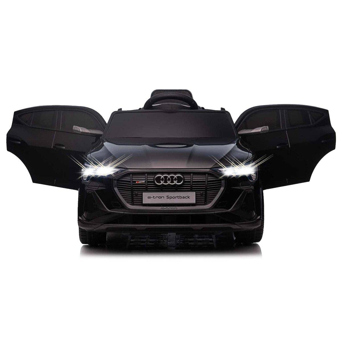 mhw24 - Wholesale Speelgoedauto /vrachtwagen - Kinderen - Ride-on Audi e-tron Sportback zwart 12 V 2,4 GHz8