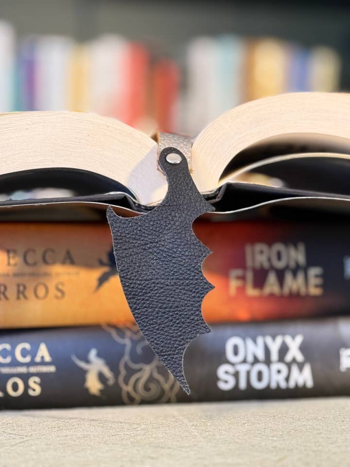 Læderbogmærke - Dragevinge for engroshandel hos Booklings Studio