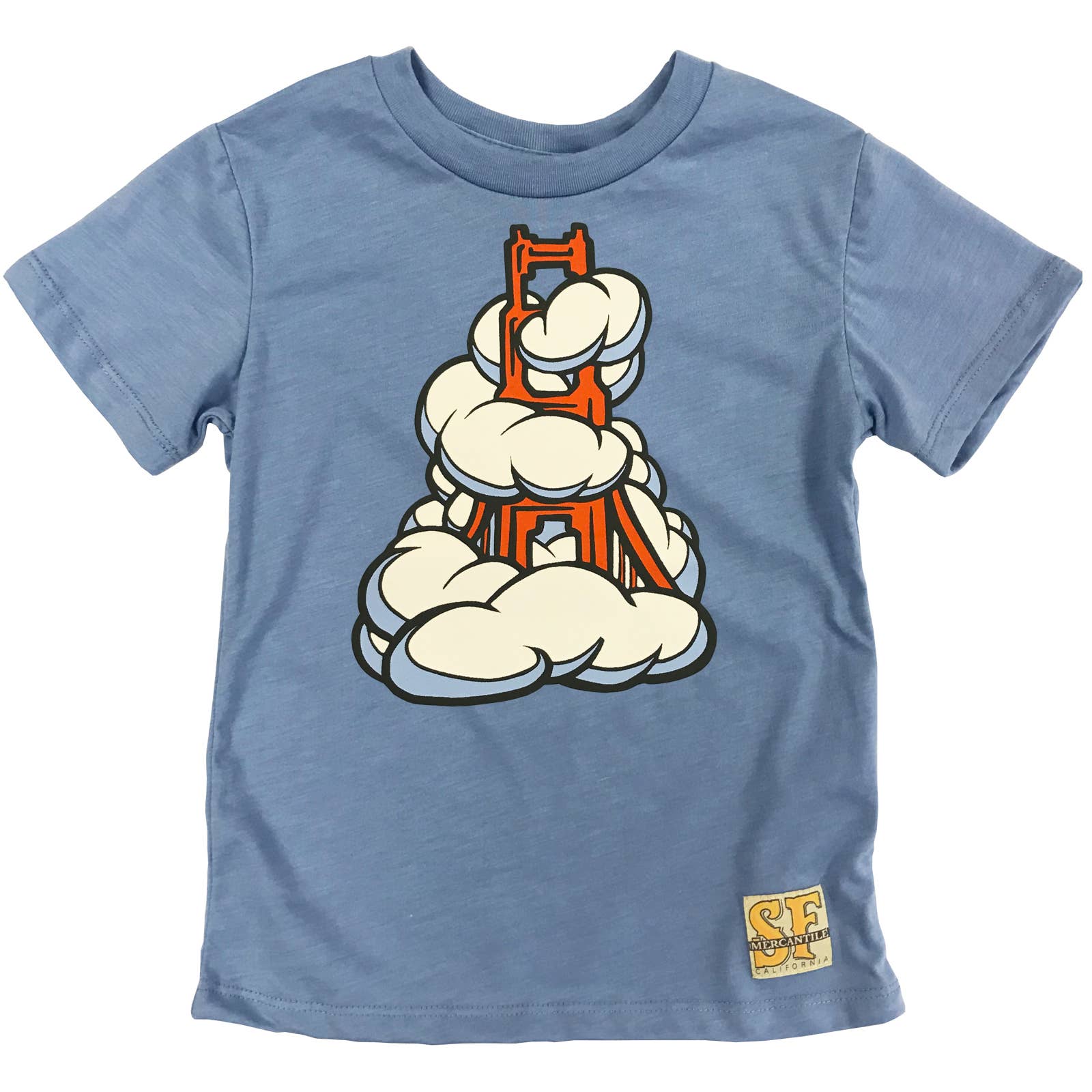 SF Mercantile - Wholesale Screen Printed T-Shirt - Kids - Karl the Fog Kid's Tee2