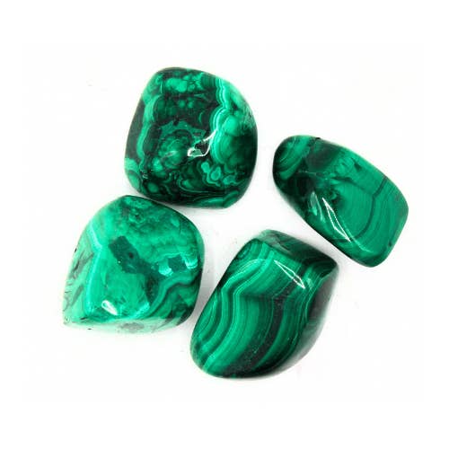 Eastern Trading – Pedra/cristal espiritual por atacado – Pedras Roladas de Malaquita 'A' 100 Gr