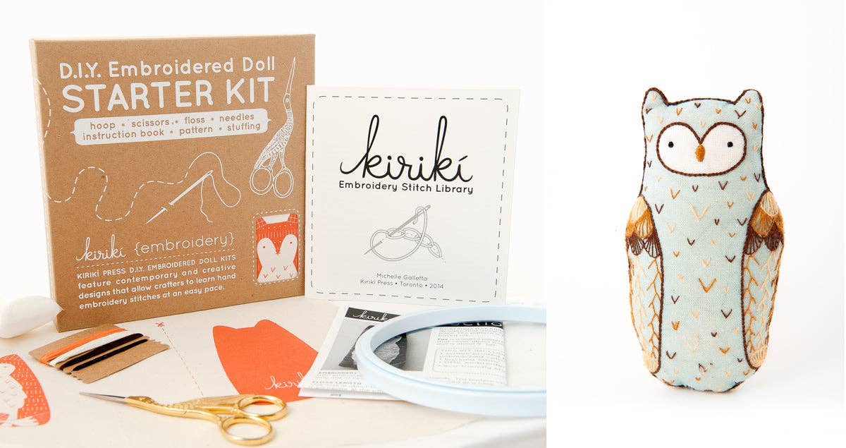 Kiriki Press - Wholesale Embroidery/Cross Stitch Supplies - Embroidery Starter Kit12