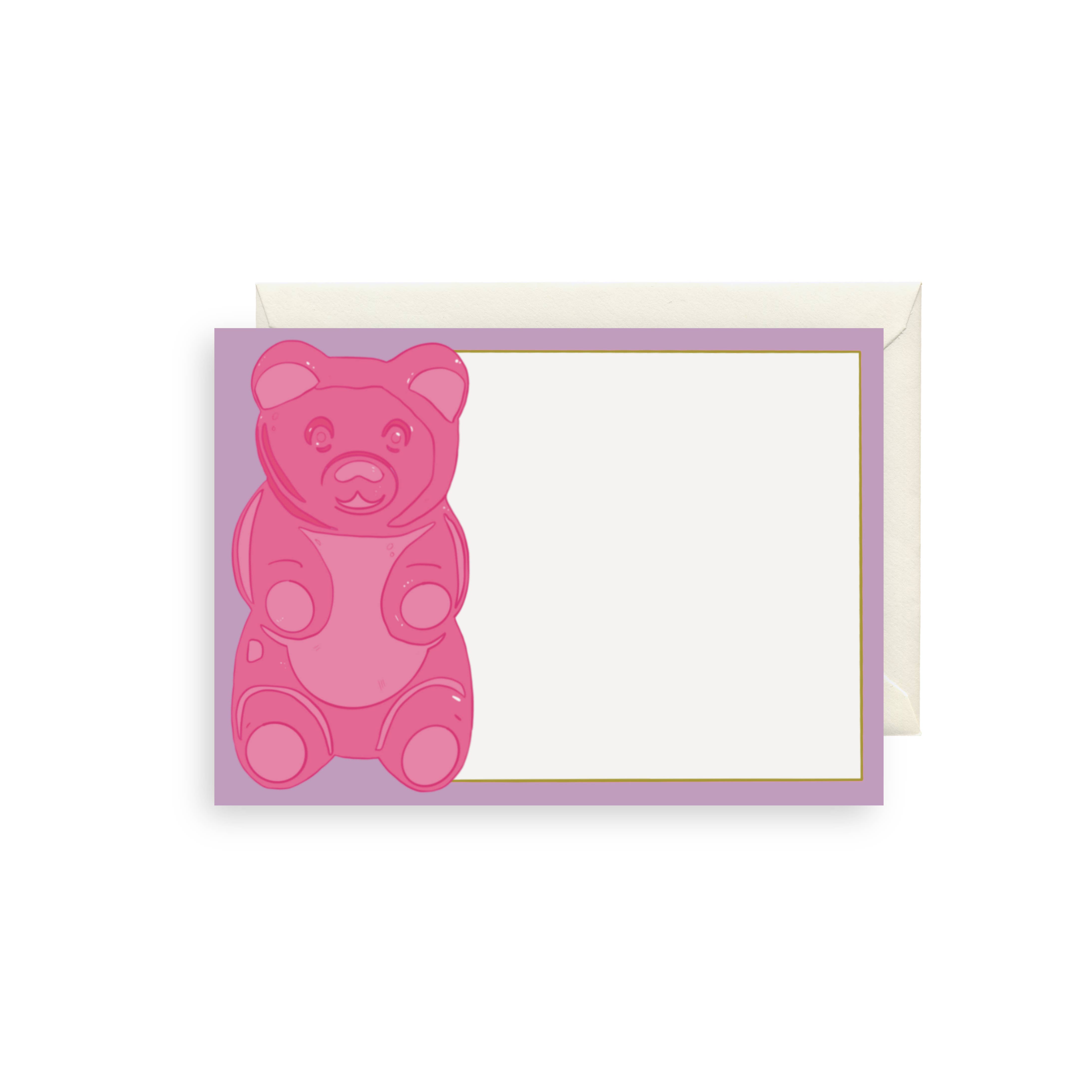 After Party Paper Co. - Wholesale Stationery/Notecard Set - Gummy Bear Mini Notecard Set