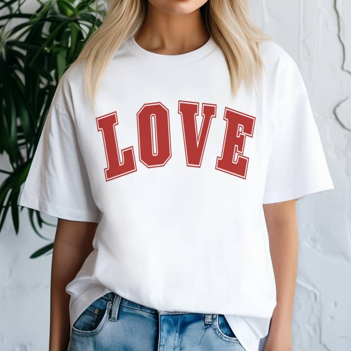 LOVE Graphic Tee #227 for wholesale by Urban Edge Co.