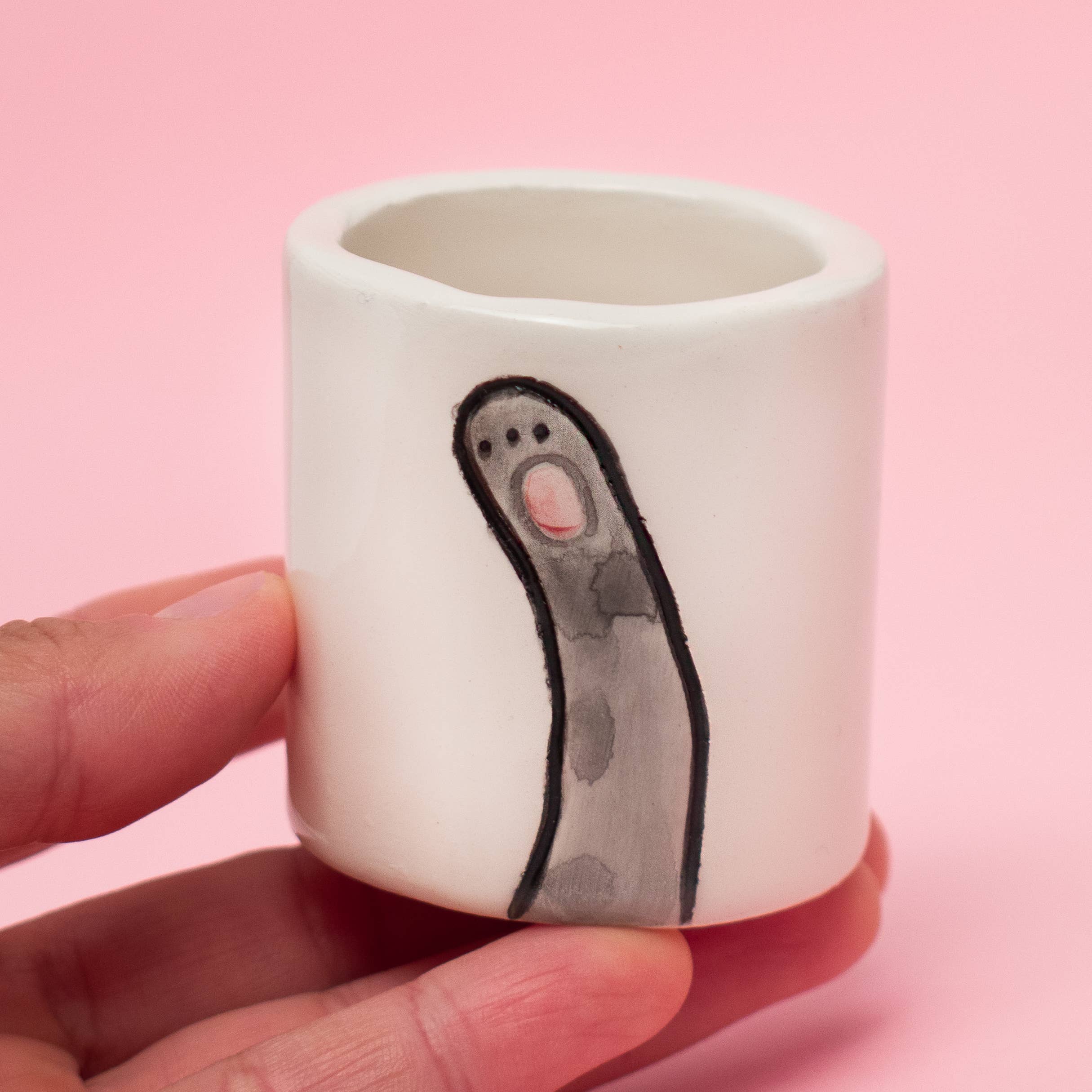 Paulina Marra Ceramics - Venta al por mayor Macetas - Conjunto Gonzalo Trio: Macetas de Gato Artesanales en 3 tamaños10