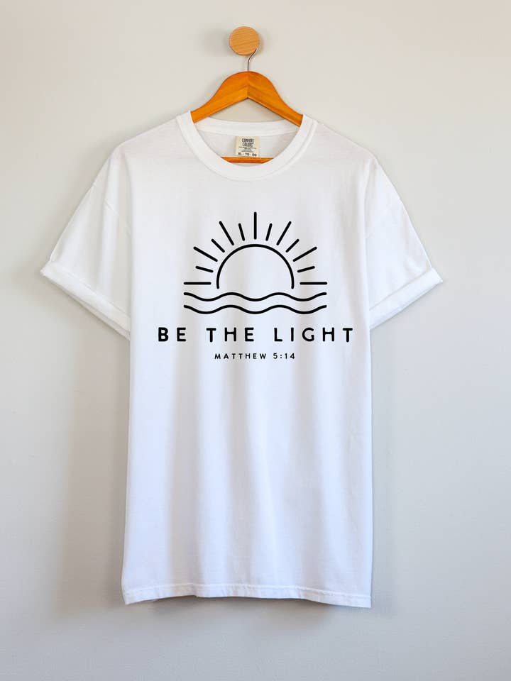 Boulder Impressions – wholesale Screen printed t-shirt – unisex – Be the Light - T-shirt