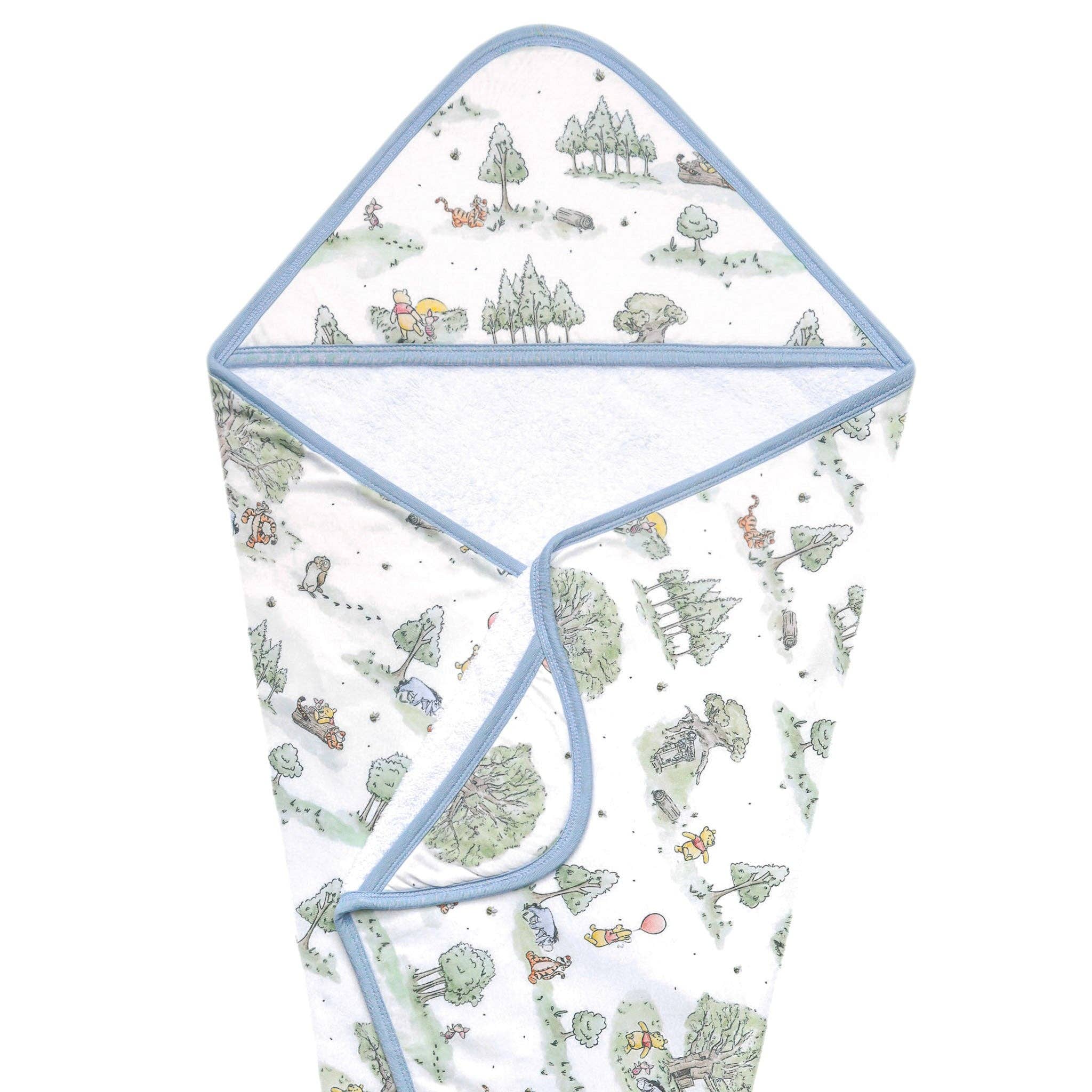 Copper Pearl - Wholesale Hooded Towel - Kids & Baby - Premium Baby Knit Hooded Towel - Hundred Acre Wood0