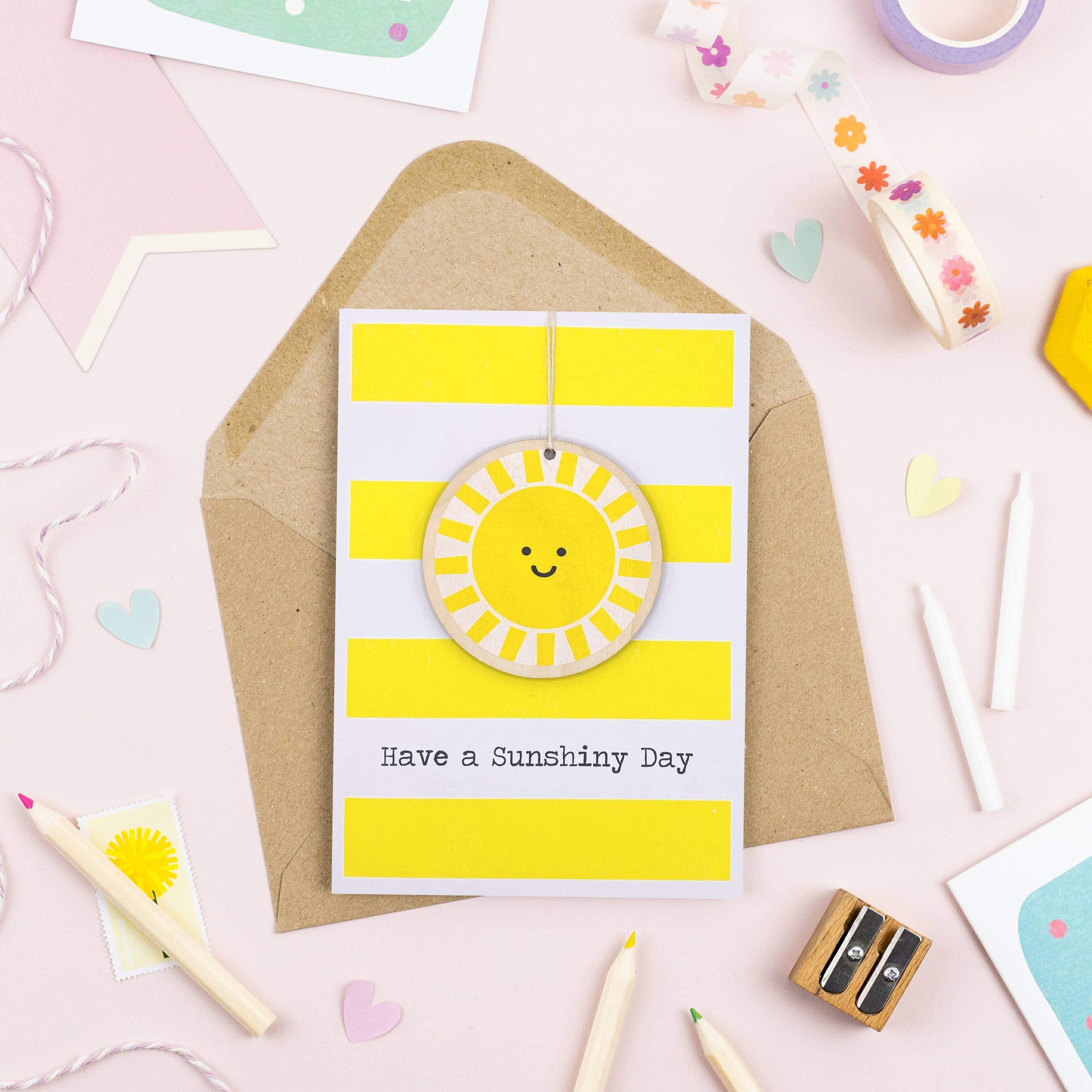 Daisycat - Wholesale Birthday Card - Sunshine Birthday Card - with keepsake0