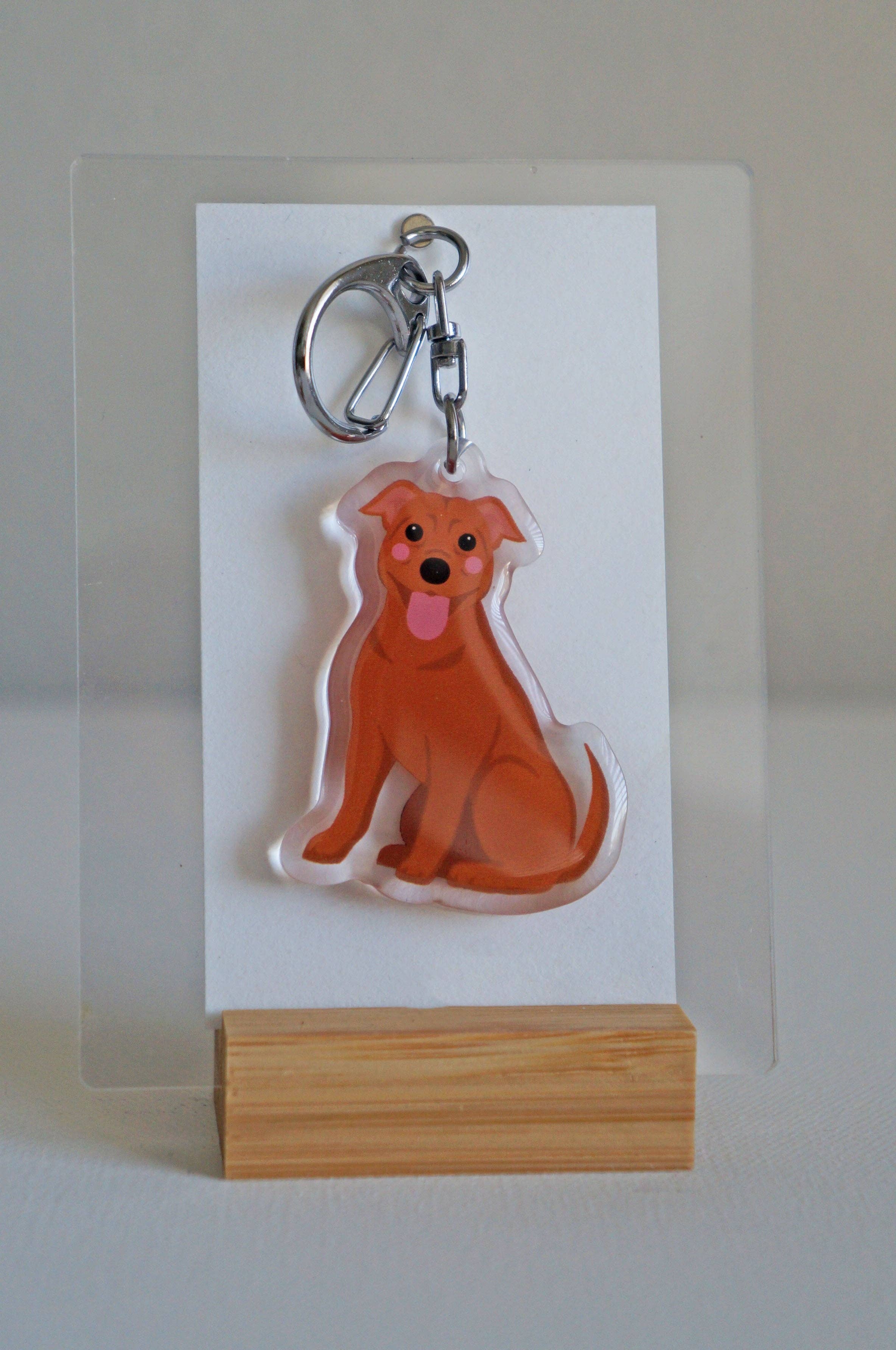 kiwi & WILLOW - Wholesale Keychain - Unisex - Pitbull Epoxy Keychain0
