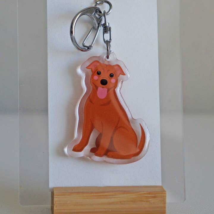kiwi & WILLOW - Wholesale Keychain - Unisex - Pitbull Epoxy Keychain