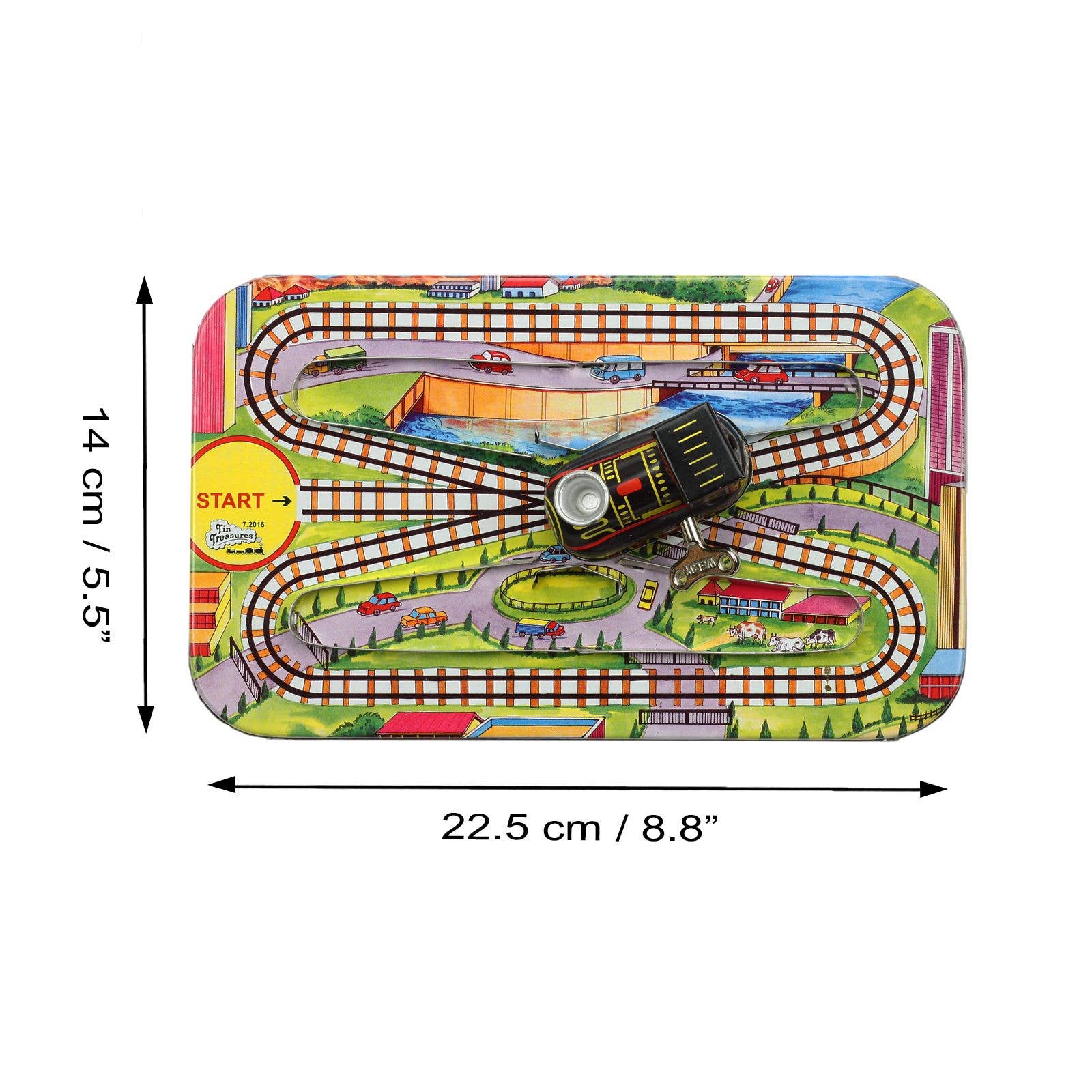 Tribal Trade GmbH - Wholesale Toy Set - Kids - Tin toy playtrack modern train set with locomotive sheet4